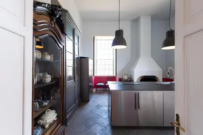 Una cocina o zona de cocina en Villa Hacienda del Batán