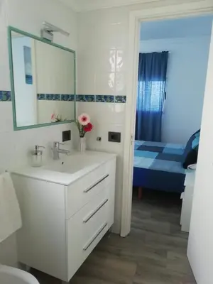 Cama o camas de una habitación en Vista Canteras