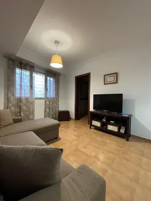 Una televisión o centro de entretenimiento en APARTAMENT SARDINA NEAR THE BEACH WITH POOL AND WIFI e