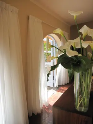 Cama o camas de una habitación en Vivelorural casa El Gargujo con piscina