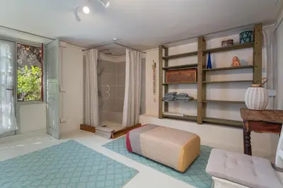 Cama o camas de una habitación en Vivelorural Casita Vintage, Santa Brígida