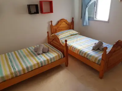 Cama o camas de una habitación en Vivienda Agaete Paradise