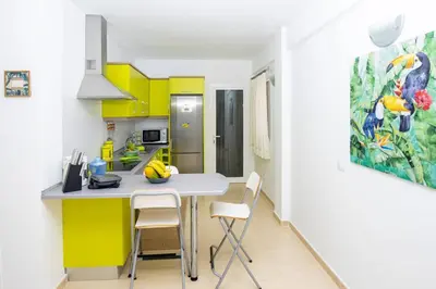 Una cocina o zona de cocina en Elisabeth Vacacional La Palmita