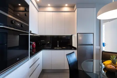 Una cocina o zona de cocina en Teresita Mogamar Beachfront