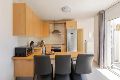 Una cocina o zona de cocina en D' ANGELS