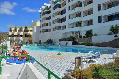 Piscina en o cerca de Apartment 100 meters from Puerto Rico Beach
