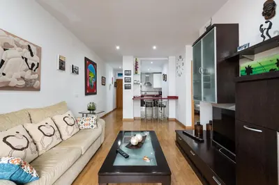 Una cocina o zona de cocina en Aurora Beach Apartment