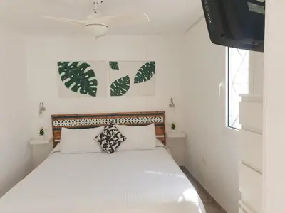 Cama o camas de una habitación en El Caramelito 1