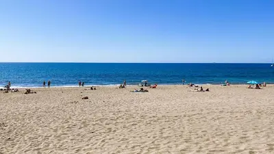 Playa de o cerca de esta casa o chalet