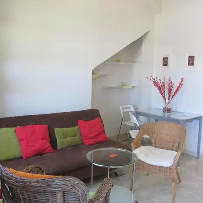 Zona de estar de Little Venice Apartment in Puerto de Mogan by El Sirocco
