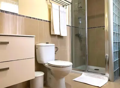 Un baño de Apartamentos La Puntilla Mogan