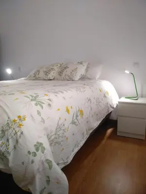 Cama o camas de una habitación en SUITE PLAYA Y MAR - sea view, wifi and AC