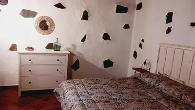 Cama o camas de una habitación en Casita el Parral