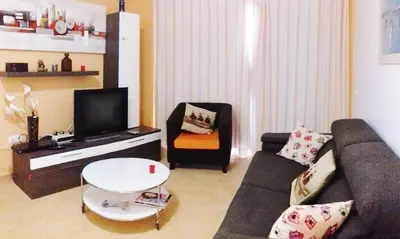 Zona de estar de Playa Mogan Golden Beach 1 by El Sirocco