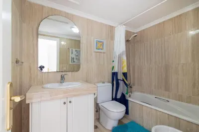 Un baño de Mogan Beach 2Bdr Terrace