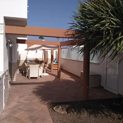 Un balcón o terraza de Villa maravillosa