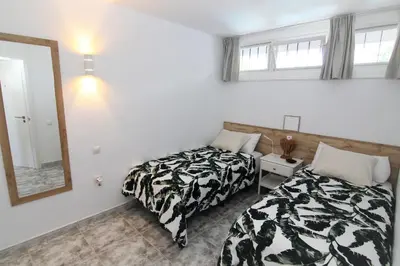 Cama o camas de una habitación en Apartments ALOE TOP FLOOR