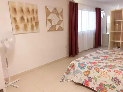 Cama o camas de una habitación en Apartamento TRISTANA