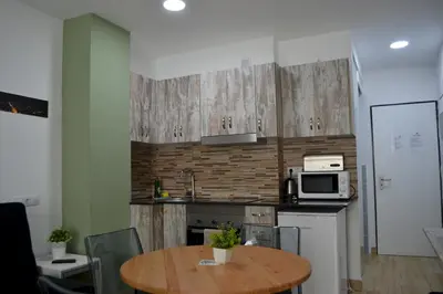 Una cocina o zona de cocina en VV 402 Vista Mar con Balcón