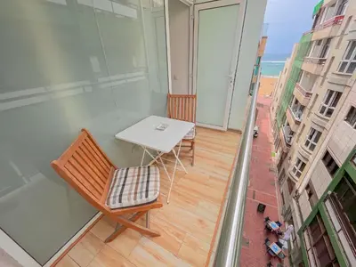 Un balcón o terraza de VV 402 Vista Mar con Balcón