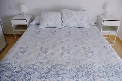 Cama o camas de una habitación en Bungalow en Vista Golf