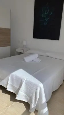 Cama o camas de una habitación en Bungalow en Vista Golf