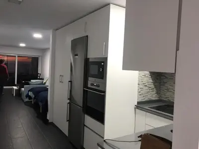 Una cocina o zona de cocina en Canteras Reef - Primera linea de mar super céntrico