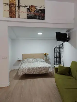 Cama o camas de una habitación en Alojamiento Gofioplaya