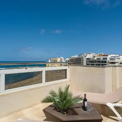 Awesome beachfront terrace By CanariasGetaway