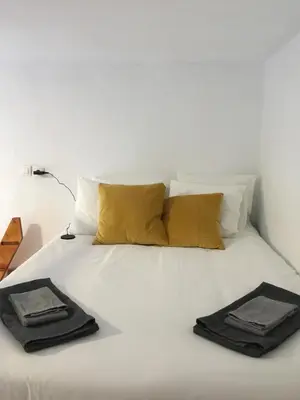Cama o camas de una habitación en Cathedral Studio