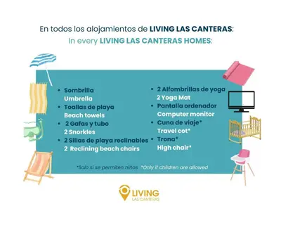 Certificado, premio, señal o documento que está expuesto en Living Las Canteras Homes - BRIGHT BEACHFRONT