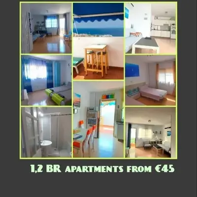 5 minutes close by Playa del Inglés-1&2BR aptm with view & private terrace for 2 persons