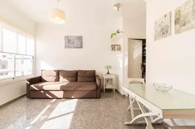 Zona de estar de Sun and Beach Apartment