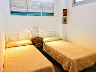 Cama o camas de una habitación en VV Sweet Home Playa del Inglés 
