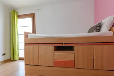 Cama o camas de una habitación en Las Mimosas