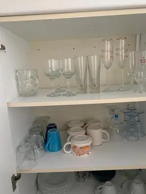 Una cocina o zona de cocina en wonderful, lovely & quiet studio in playa del Inglés - WiFi free