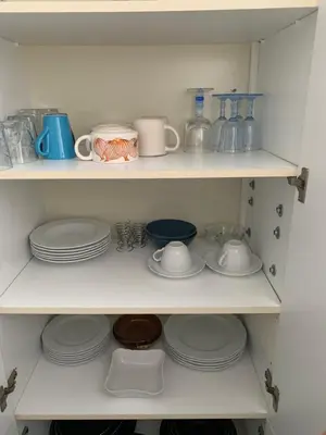 Una cocina o zona de cocina en wonderful, lovely & quiet studio in playa del Inglés - WiFi free