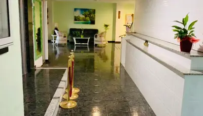 El vestíbulo o zona de recepción de wonderful, lovely & quiet studio in playa del Inglés - WiFi free