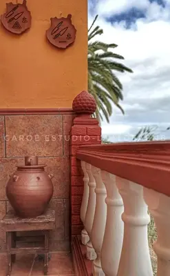 Un balcón o terraza de Vv CASA JULIANA- Coqueta casa entre montañas.