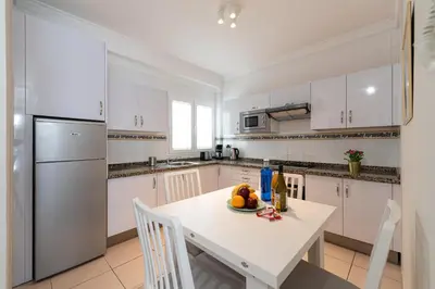 Una cocina o zona de cocina en Amarre Fuente