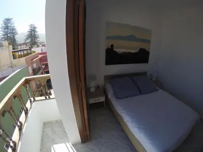Cama o camas de una habitación en Apartamento Agáldar