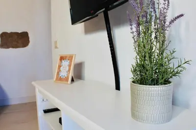 Una televisión o centro de entretenimiento en Casa Rural - Cottage Bentayga