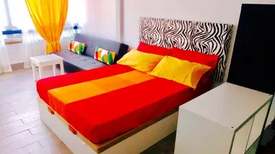 Cama o camas de una habitación en Ocean View Design Apartment Puerto Rico