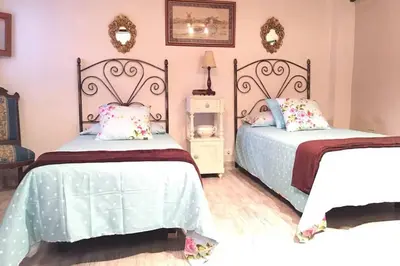 Cama o camas de una habitación en Casa Verodes