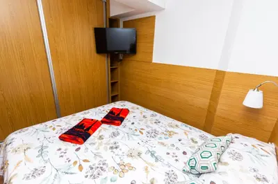Cama o camas de una habitación en Sand Friendly Holiday Home