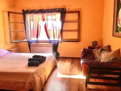 Cama o camas de una habitación en A Casa Mia