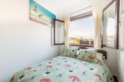 Cama o camas de una habitación en La Fuente B