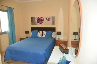 Cama o camas de una habitación en Las Nasas, Acogedor apartamento cerca de la playa