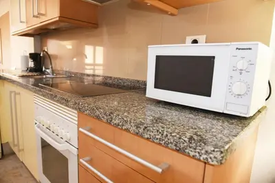 Una cocina o zona de cocina en Las Nasas, Acogedor apartamento cerca de la playa