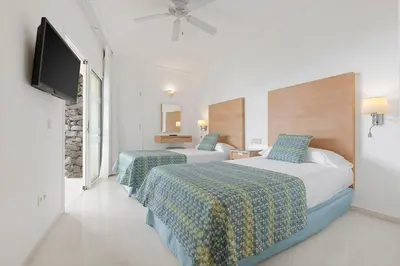 Cama o camas de una habitación en Anfi del Mar 2